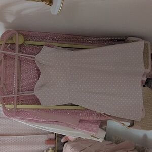 French Connection, Light Pink Polka Dot dress size 0